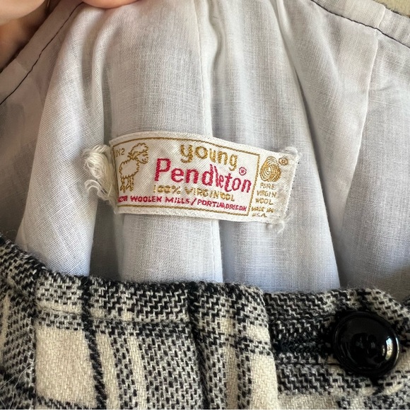 Vintage Young Pendleton Wool Plaid Pants - Picture 5 of 8